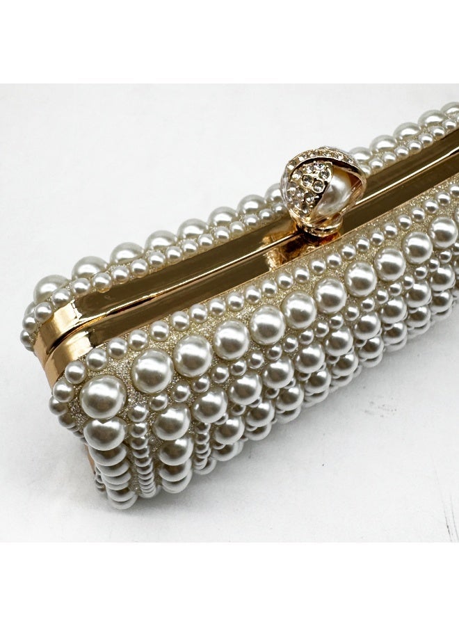She pearl Gold Clutch - Image 2